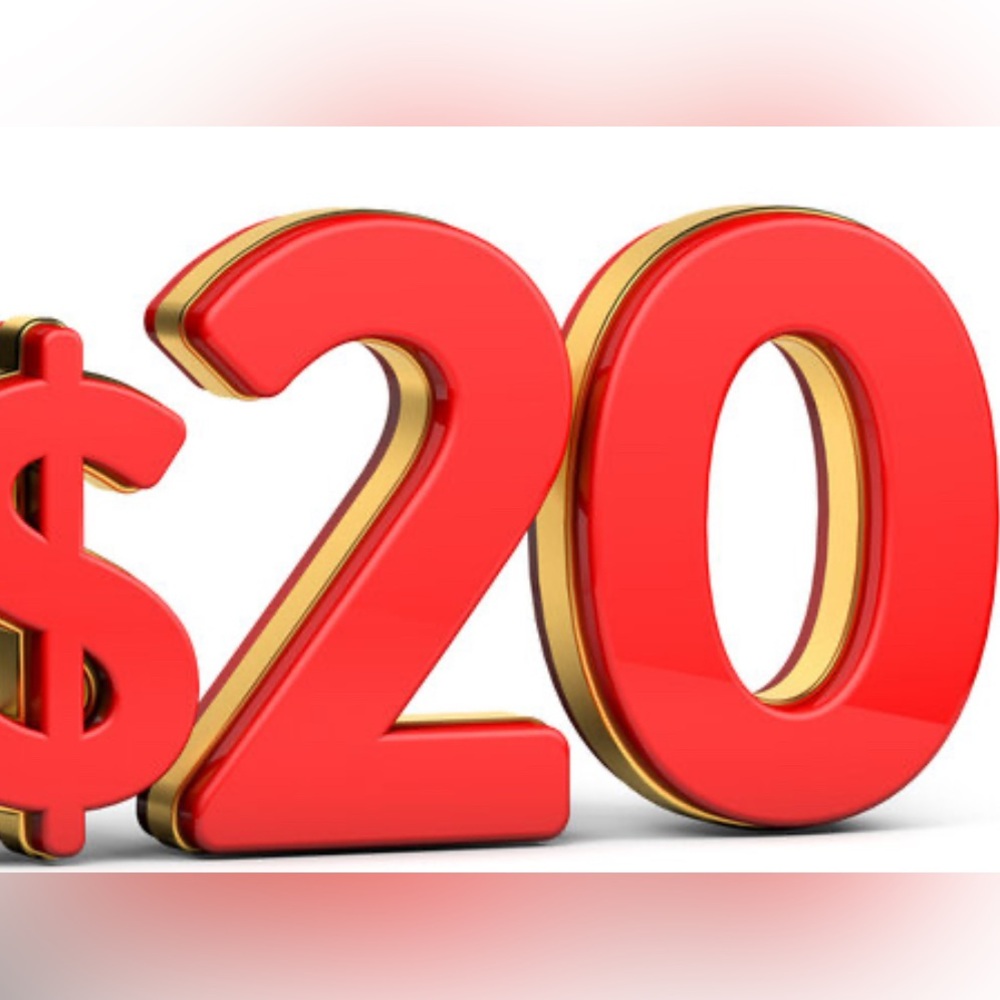 $20‎ live show starting bid